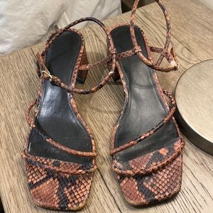 Marc Fisher Snake Skin Sandal
